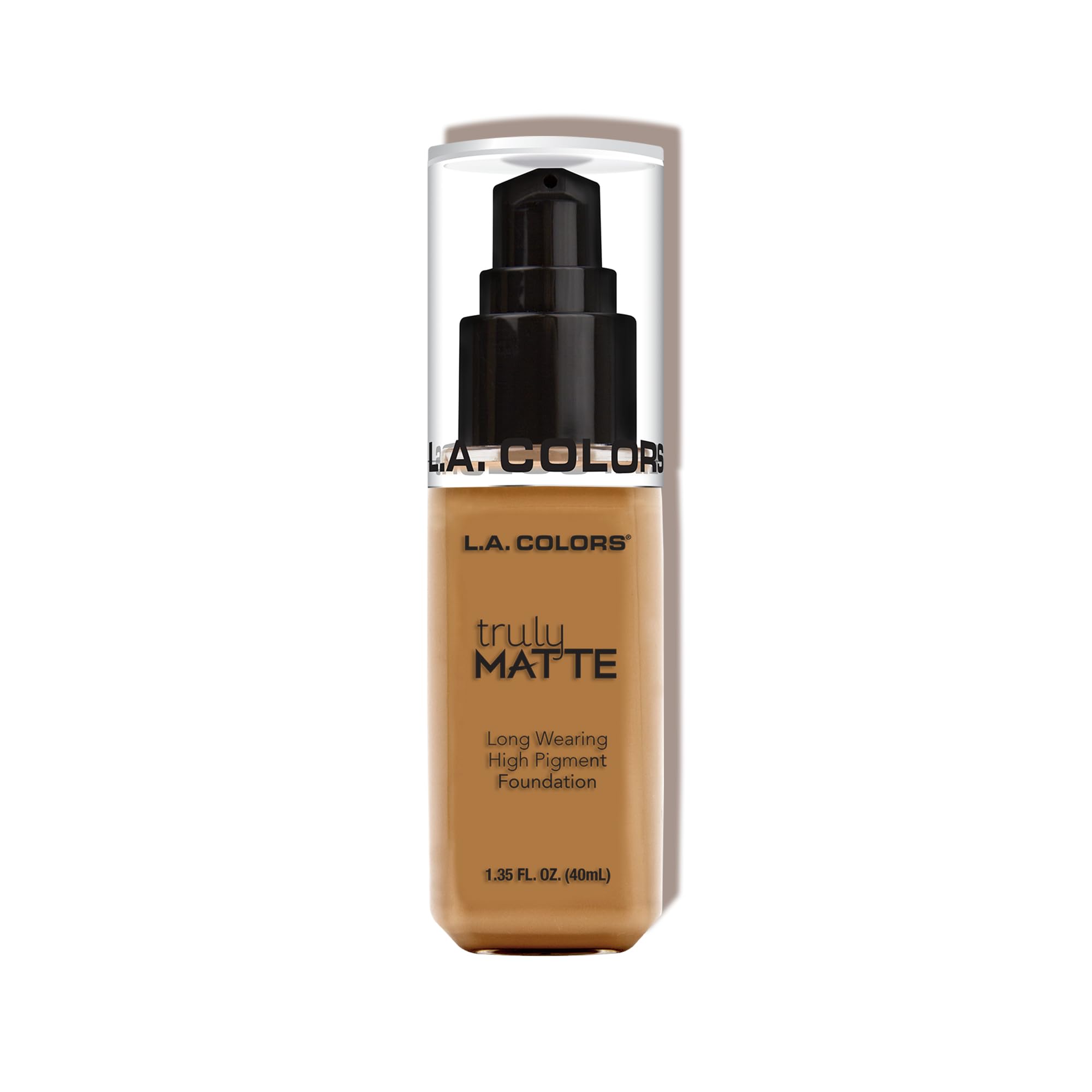 L.A. Colors Truly Matte Liquid Foundation, Cafe, 40ml