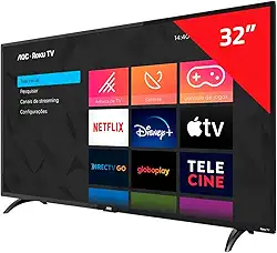 Smart TV LED 32" HD AOC 32S5195/78G - Wifi, USB, HDMI