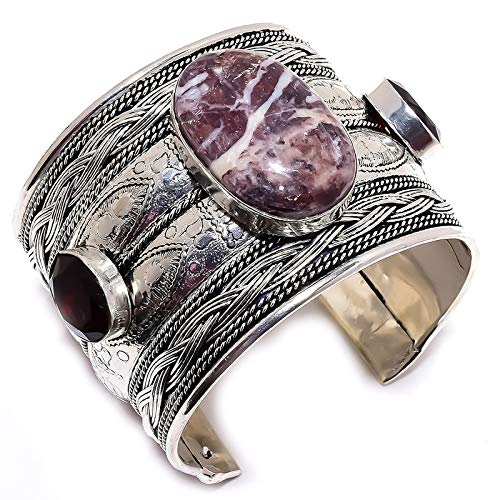 Bracelet fait main en jaspe et quartz : cadeau idéal femme