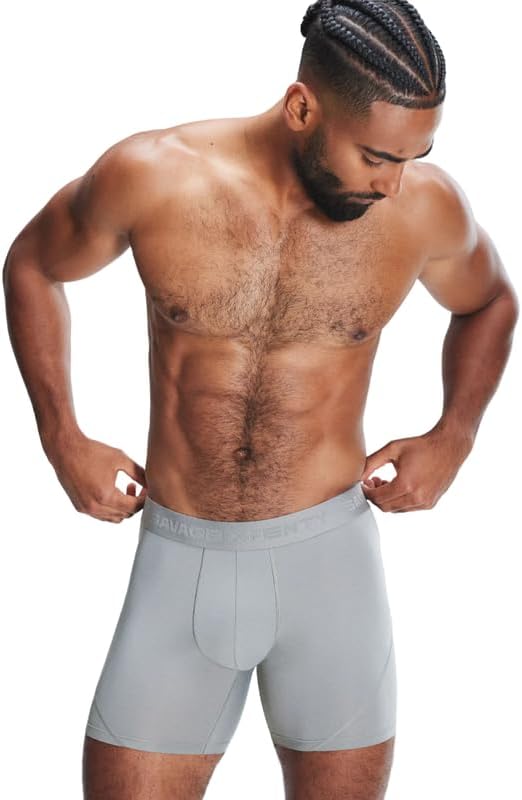Savage X Shadow Fit Boxer Briefs for Men, Men's Underwear