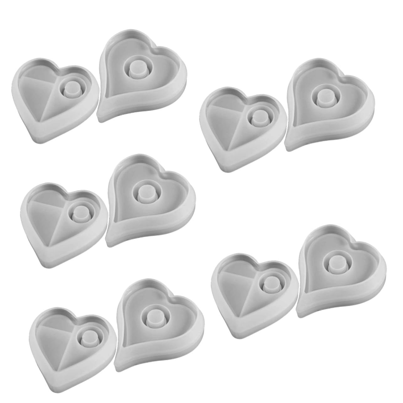 Moule à bougeoir silicone cœur pour illuminer vos tables de dîner romantique
