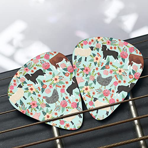 Médiators de guitare en celluloïd coloré en forme d’animal de la ferme – 3 épaisseurs différentes – Pour les amateurs de musique – Pour guitare électrique et acoustique – 0,46 mm, 0,71 mm, 0,96 mm - Les Beatles, Paul McCartney, John Lennon, RIngo Starr, George Harrison Médiators de guitare en celluloïd coloré en forme d'animal de la ferme - 3 épaisseurs différentes - Pour les amateurs de musique - Pour guitare électrique et acoustique - 0,46 mm, 0,71 mm, 0,96 mm – Image 8
