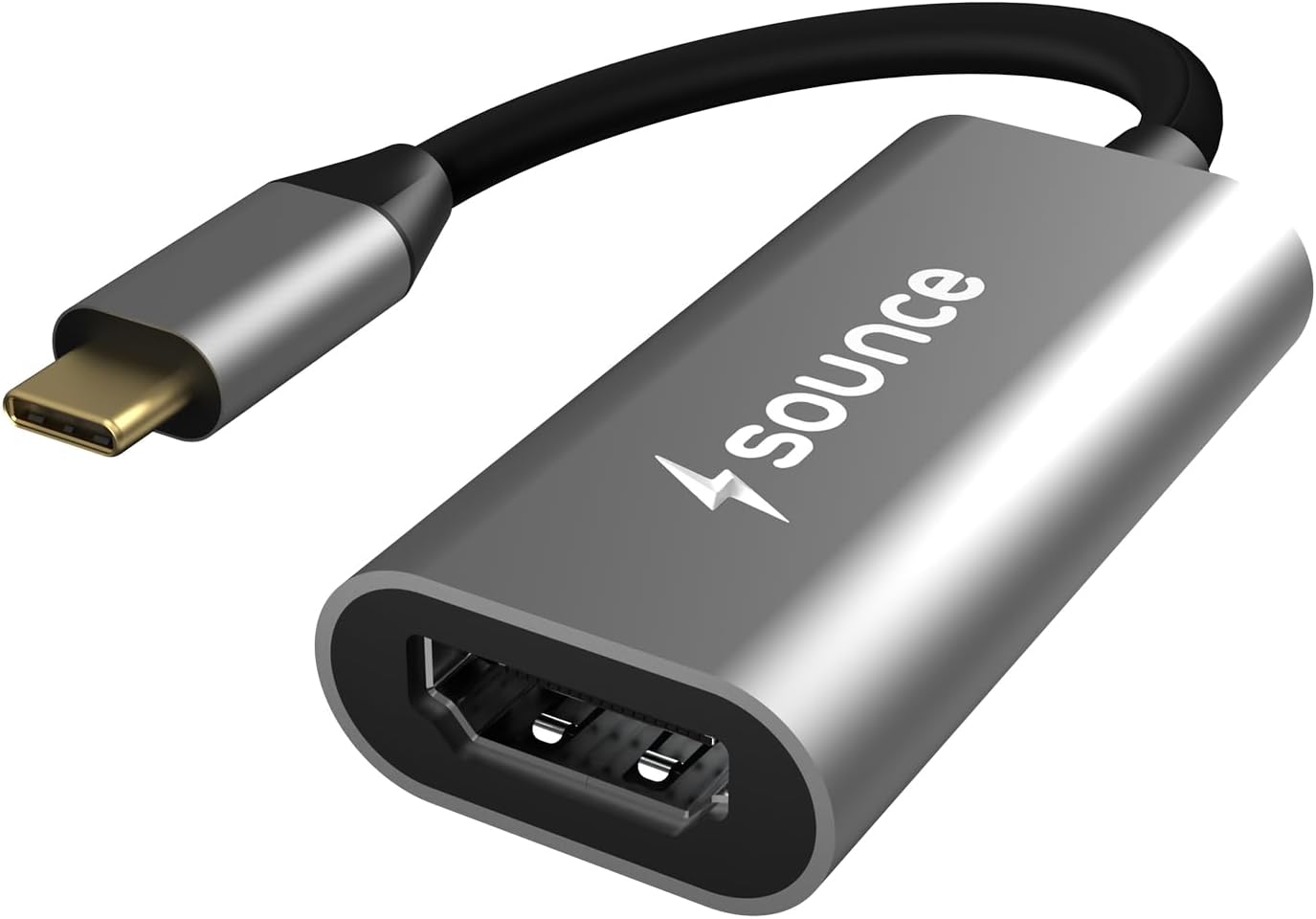 Sounce Type C to HDMI Adapter, Type C to 4K Adapter (Thunderbolt 4 Compatible) with Video Audio Output for MacBook pro laptops, Compatible with All Smartphones and Tablet (Grey)