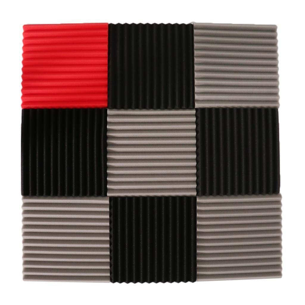WINTI Studio Acoustic Foam Sound Proof Panels Nosie Dampening Foam Gray