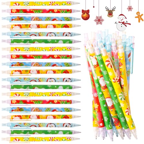 Porte-mines de Noël lot de 48 petits cadeaux parfaits pour calendrier de l'Avent et écoles