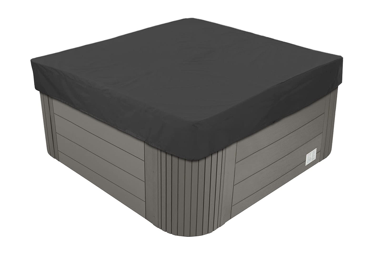 BaCover Outdoor Hot Tub Covers 210D, Square Thermal SPA Hot Tub Covers, Windproof Waterproof UV Resistant Pool Cover, for Outdoor Bathtub SPA Cover,Black,215x215x30cm โ image 1