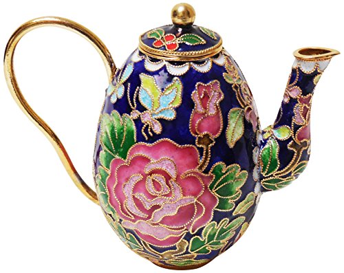 Museum Collections Cloisonne Floral Tea Pot