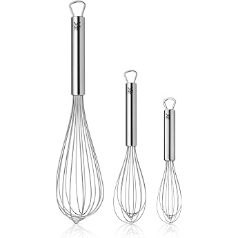WMF Profi Plus Whisk Set 3 Pieces Whisk Stainless Steel Partially Matt Whisk Dishwasher Safe