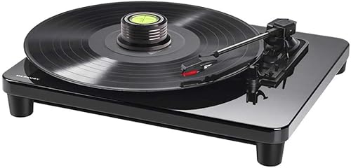 Miniatura 7 de Viborg LP628B Estabilizador de Peso para Discos, Nivel de Tocadiscos y Escala Estroboscópica Todo-en-Uno, Estabilizador de Disco LP de 280G