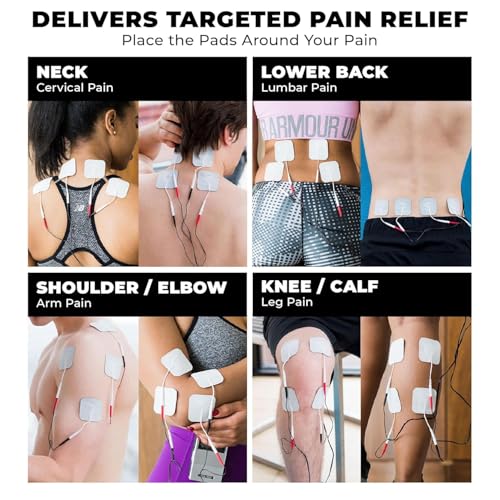 TENS 7000 Digital TENS Unit with Accessories - Muscle Stimulator Machine for Back Pain Relief, Sciatica, Neck, Nerve, Shoulder, Hip, Elbow, Muscle Pain Relief - Image 5
