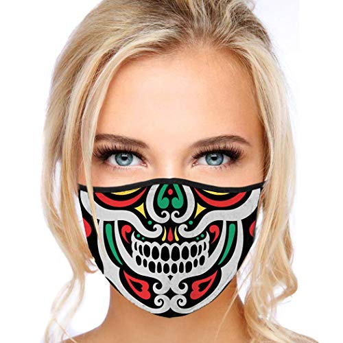 Preisvergleich Produktbild Schutzmaske Mundschutz Gesichtsmaske Gummiband Atem Schwarz Mexican [116]