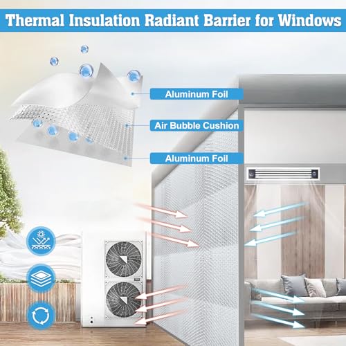 Rollo de aislamiento térmico de aluminio reflectante con burbujas de aire para aislar paredes 5