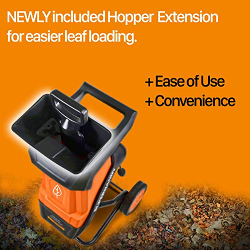 image for SuperHandy Wood Chipper/Leaf Mulcher, Corded Electric, 1.5