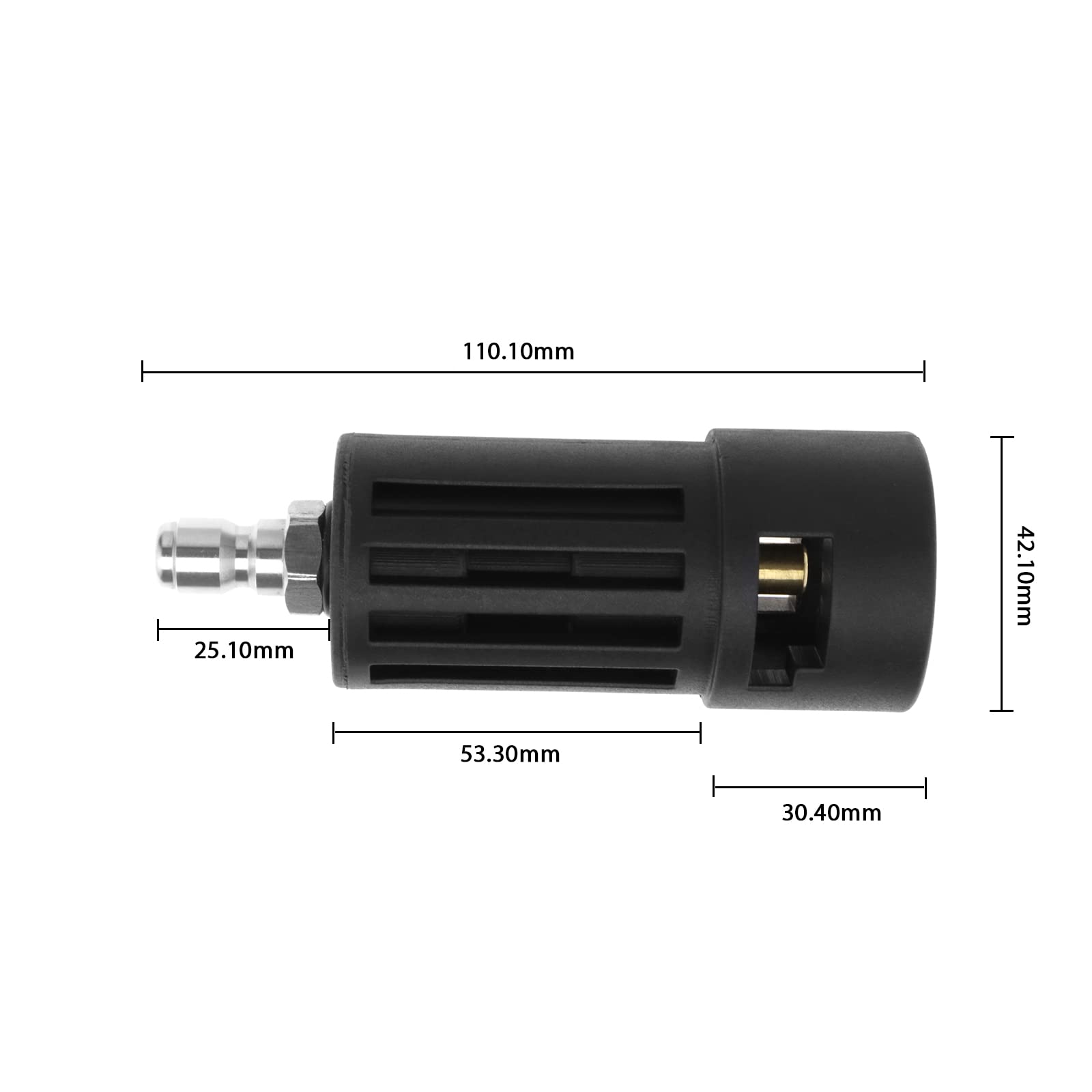 CSPARKV Pressure Washer Gun Adapter To 1/4" Female Quick Connect Fitting Compatible With Karcher K Series K2 K3 K4 K5 K6 K7 Pressure Washers 87220697