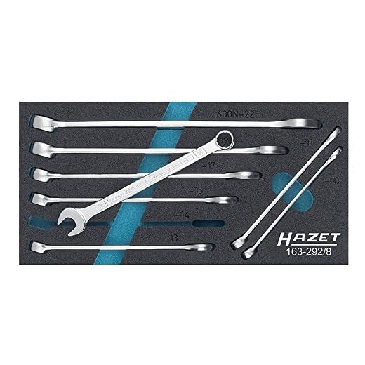 HAZET 163-292/8 Ring-Maulschlüssel-Satz