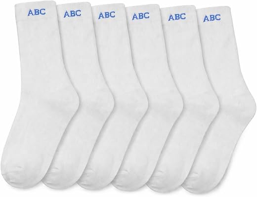 Unisex Kids Cotton Ankle Length Socks Pack of 6 White Socks for Boys & Girls Soft, Breathable, Stretch Fit with Stay Fresh...