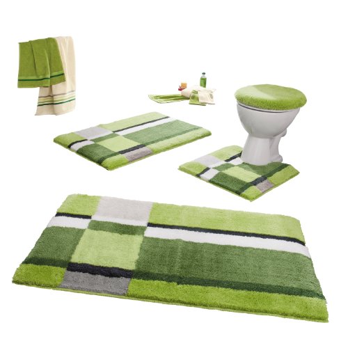 Kleine Wolke WC-Umrandung grün Größe 55x55 cm