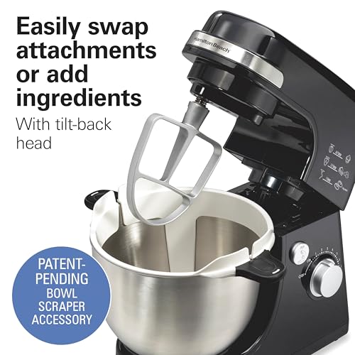 Hamilton Beach 4 Quart Electric Stand Mixer With 7 Speeds - image 6