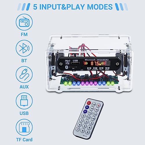 MiOYOOW DIY Bluetooth Speaker Kit with FM Radio for School and Home Use - Image 5