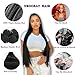NROOEAY Brazilian Virgin Hair Straight 3 Bundles 32 34 36 Inch Long Straight Human Hair Weave Bundles Unprocessed Brazilian Straight Hair Long Straight Hair Human Extensions Natural Black