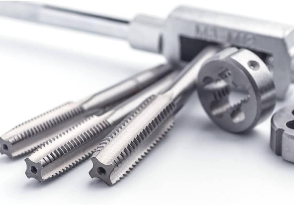 Set di 7 maschi per filettatura, Fixinus HSS M3 M4 M5 M6 M8 M10 M12