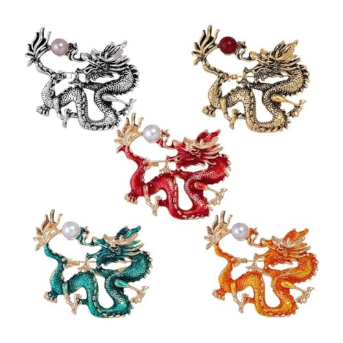 Broche Dragon Celte - Thème Bretagne - Marque OPF - Neuf Sans Emballage