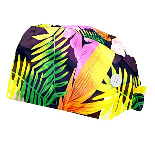Gorra de trabajo elástica ajustable con tiras para pelo largo y corto