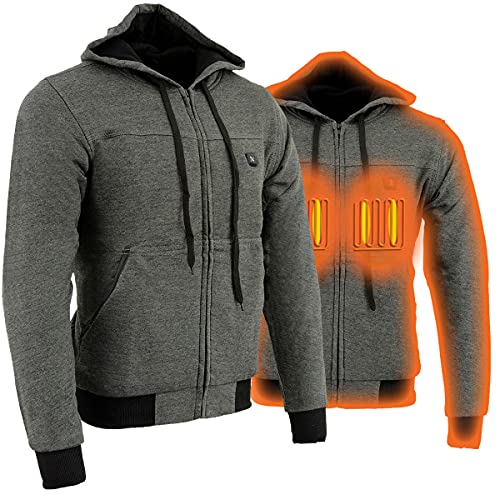 Nexgen Heat Men's Zipper Hoodie w/Front & Back Heating Elements 1714