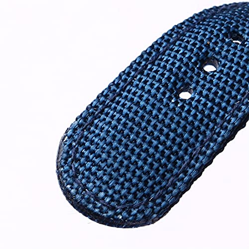 Bracelet montre nylon interchangeable avec barrettes à libération rapide 20 mm