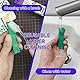 stedi Hobby Model Tools Klebriges Schleifpapier, wasserdicht, Nass/Trocken, austauschbar, wiederverwendbar, Körnung 400, 600, 800, für Kunststoffmodelle, Gunpla, 60 Stück