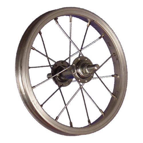 12 pollici ruota anteriore bici acciaio inossidabile 203-19 argento
