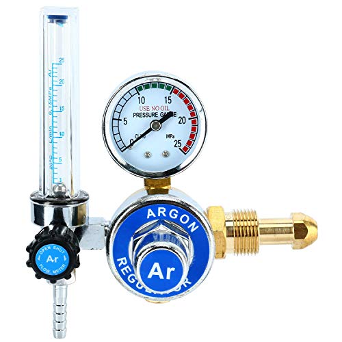 Argon Regulator With Flowmeter TIG Welder MIG Welding CO2 Regulator 0 to 25