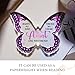 GLEEVERA Aunt Gifts, Gifts for Aunt from Niece Nephew, Best Auntie Ever Present for Birthday Valentines Thanksgiving Christmas - Butterfly 5x3.8 IN Acrylic Decorative Plaques