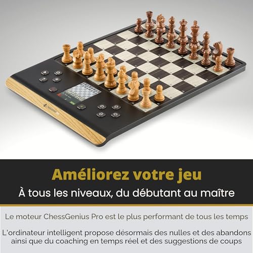 Ordinateur d'échecs en bois véritable MILLENNIUM ChessGenius Pro Edition