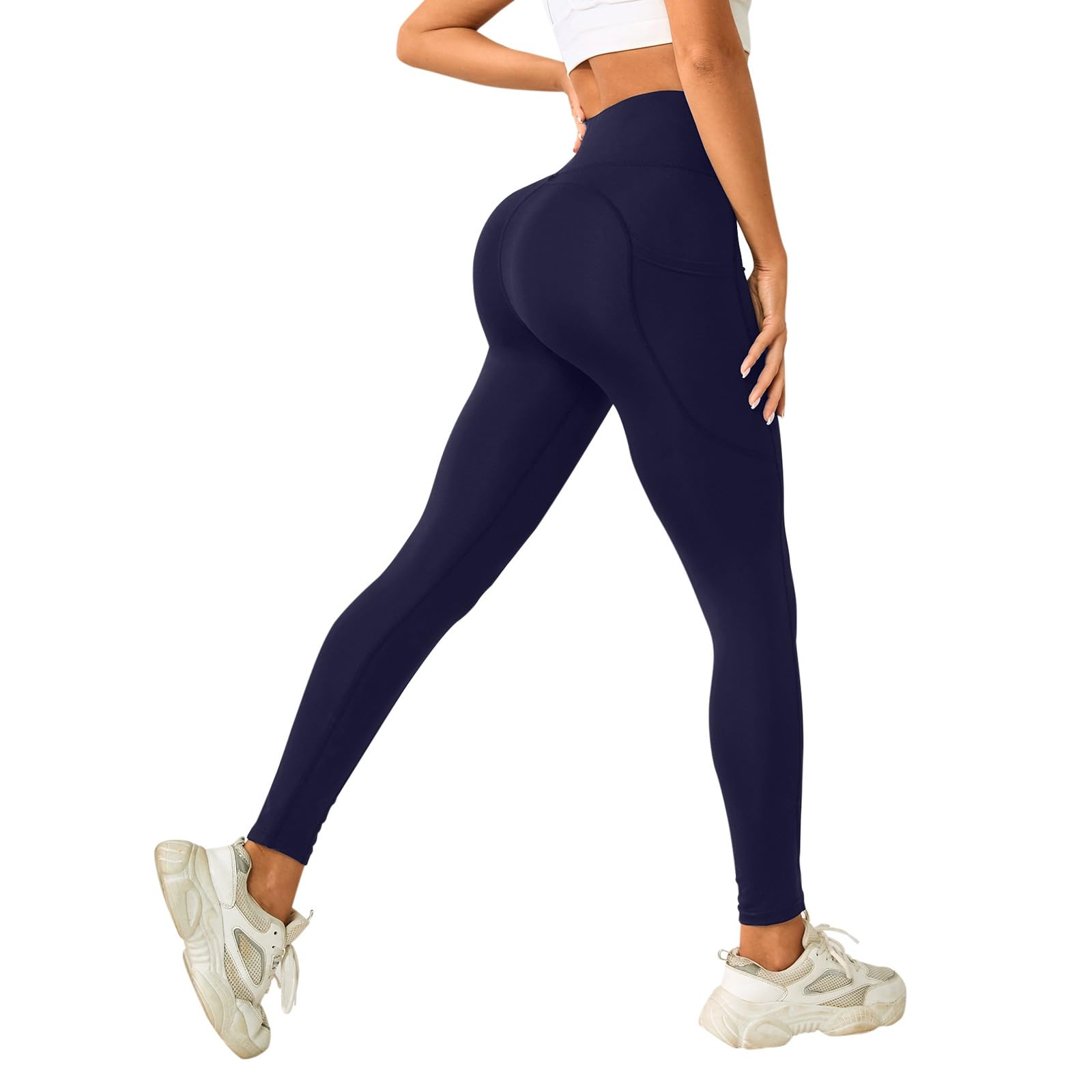 Women High Waisted Seamless Yoga Pants Tummy Control Stretchy Workout Leggings Fitness Gym Activewear Pants