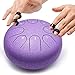 Lronbird Steel Tongue Drum Percussion, 6 Inch 8 Notes Musical Instruments, Music Gifts for Family Friends (Lavender)