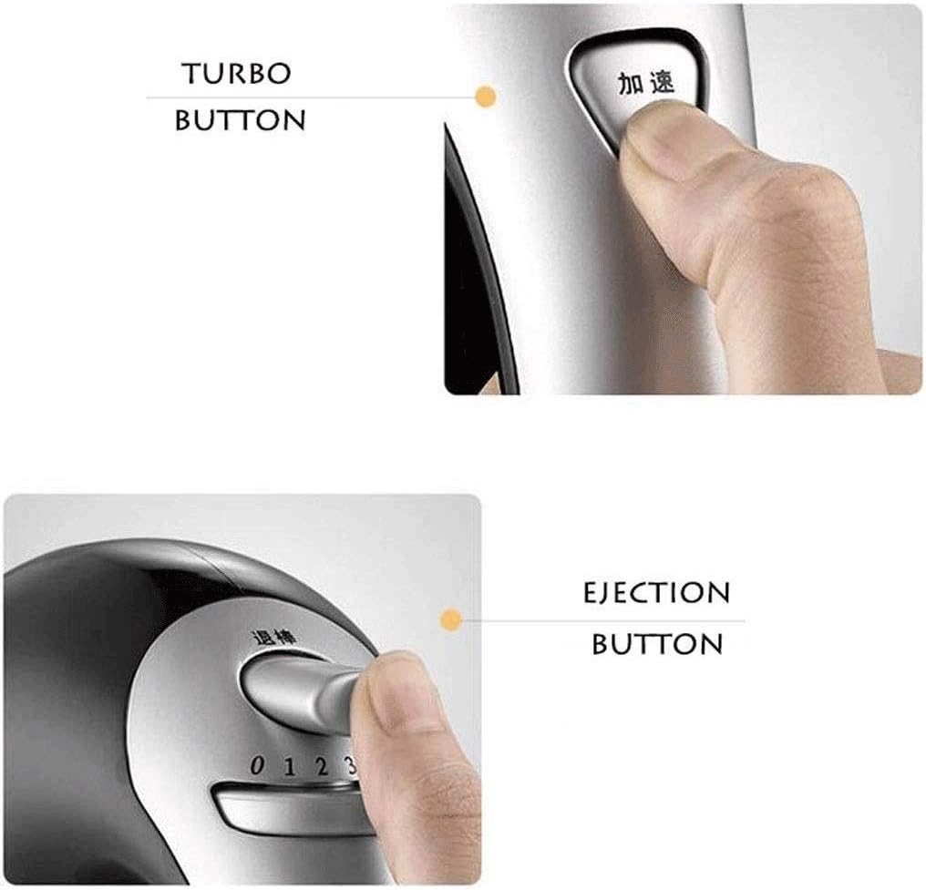 Mixer : 5 Speed Stand Mixer with Steel Mixing Bowl, Dough Hooks & Mixer Beaters for Dressings, Frosting, Meringues