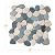 FuStone Decorative Tiles Interlocking Tumbled Pebble Tiles (1-Sheet) Kitchen Floor Bathroom Patio Stone Tile for Indoor and Outdoor Use Natural River Rock Stones SA-CP005-1