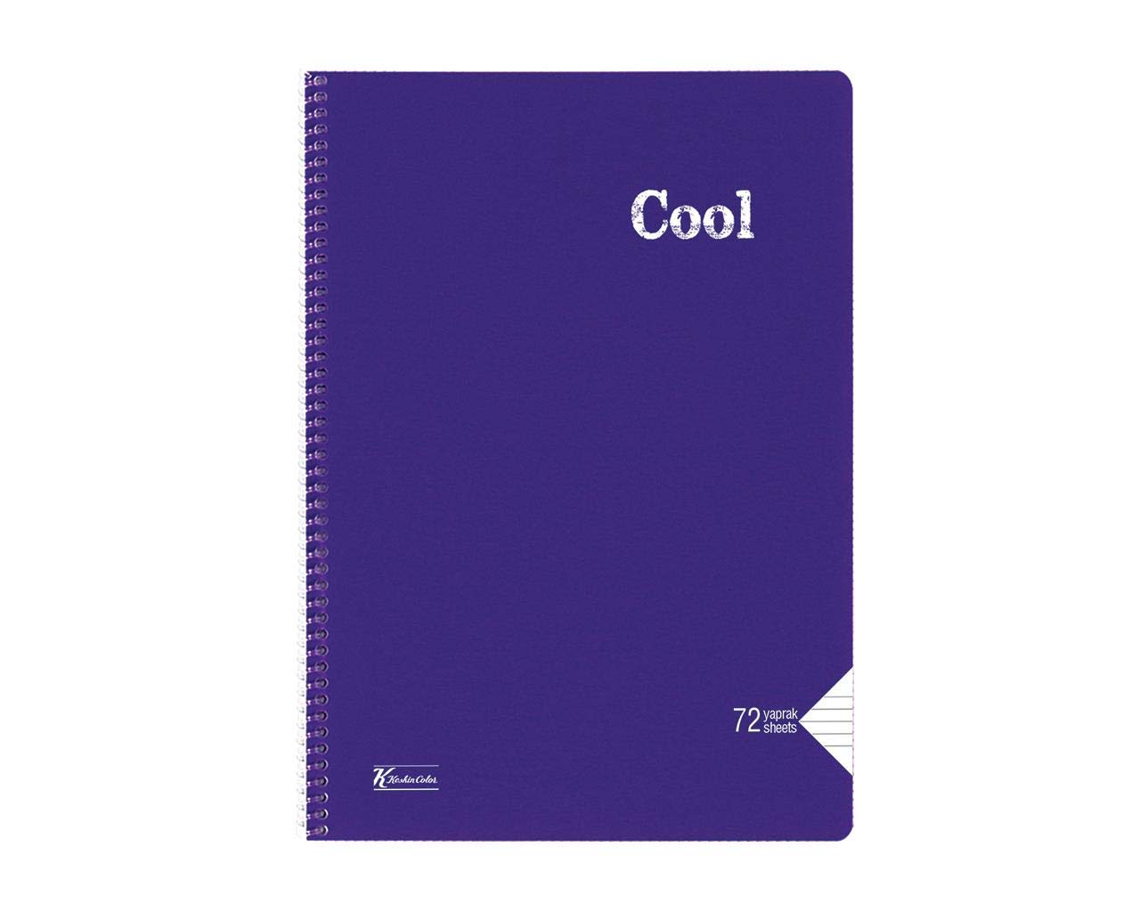 Cool 321611-99 - Cuaderno de espiral con tapa de polipropileno (72 hojas, tamaño A4)