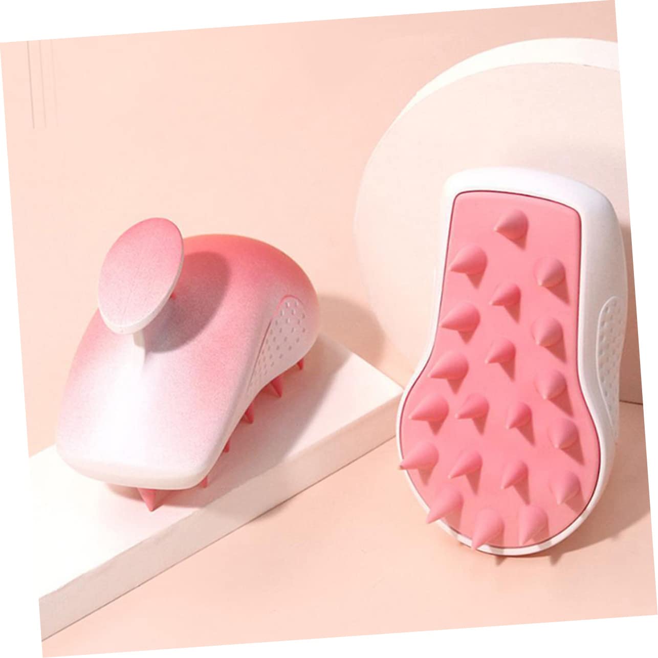 CALLARON 4stücke Kopfmassagebürste Für Effektives Haarwaschen Und Kopfhautmassage Tragbare Shampoo-bürste Ergonomisches Design Für Täglichen Gebrauch Fördert Die Blutzirkulation Und