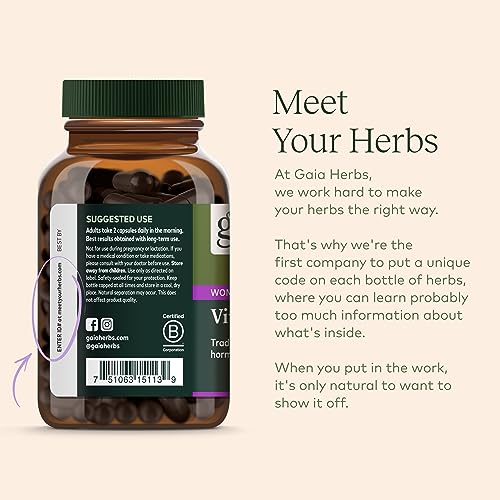 Gaia Herbs 751063144308 Vitex Berry - Supports Hormone Balance & Fertility thumb #6