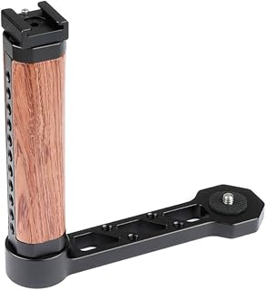 CAMVATE Wooden Handle Grip L-Shape with Shoe Mount for RoninS/Zhiyun Crane Series Handheld Gimbal - 1941