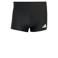 Adidas Homme 3 Stripes Swim Boxers, Black/White