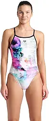 Maiô Arena Performance Women's Airbrush Challenge Back Swimsuit Sporty Bathing Suit ArenaFeminino