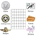 MUQING 840 Pockets Coin Pages, 20 Sheets Pocket Inserts Collecting Sleeves for Coin, Coin Collection Storage Supplies, Coin Collection Pocket Pages for Penny, Nickel, Dime, Cent, Quarter (42 Pockets)