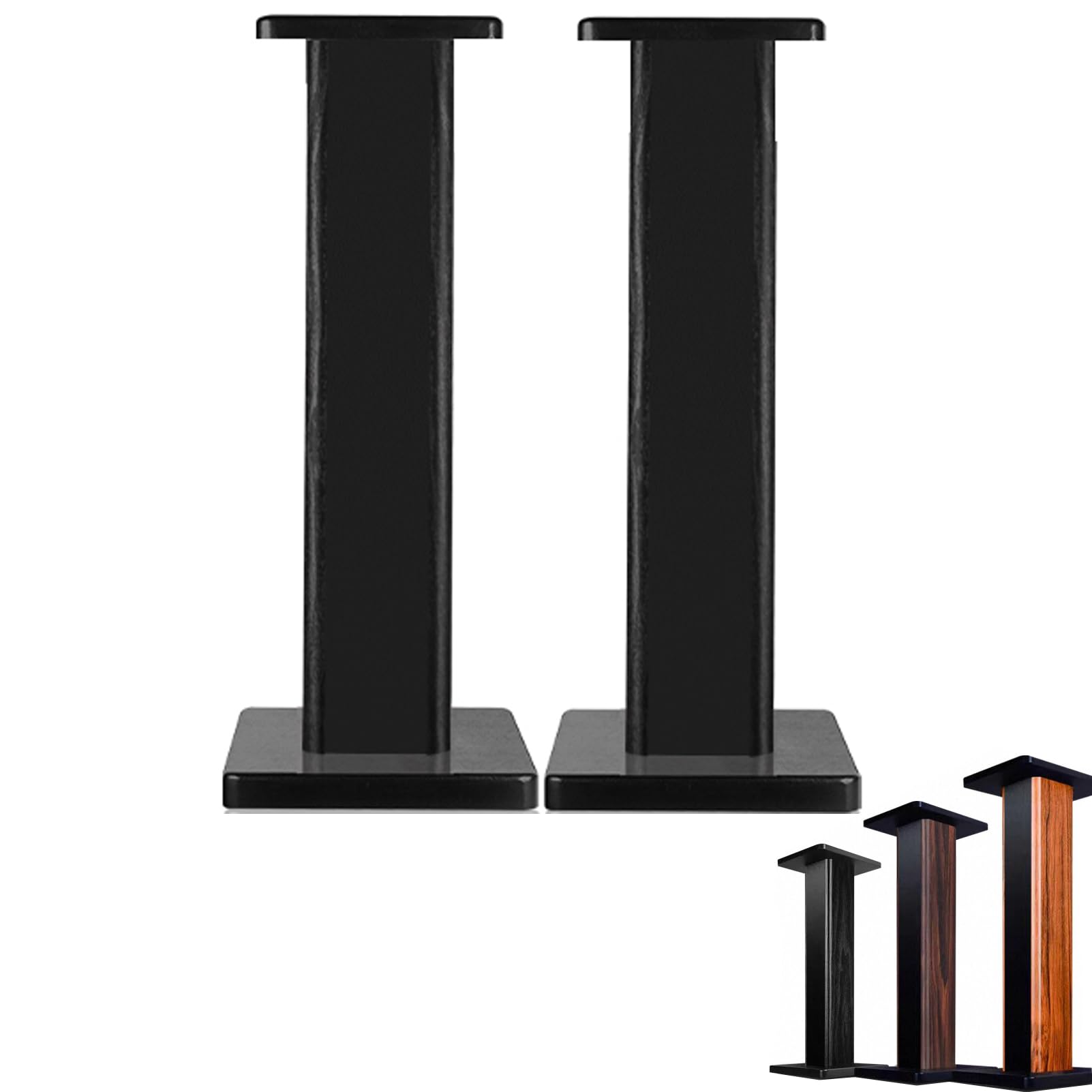 Supporto Professionale Casse Acustiche 70cm - Legno Rinforzato per Diffusori Pesanti, Antiscivolo e Assorbimento Vibrazioni