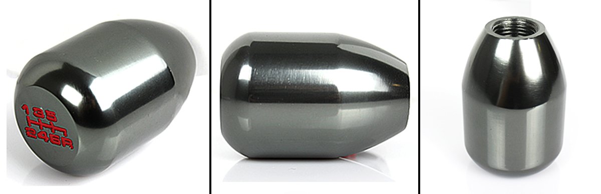 Universal Gunmetal Aluminum Manual Mt Type-R 6-Speed Shifter - Foto 9