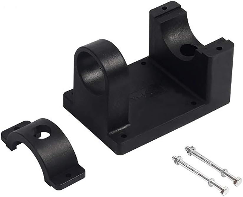 Positioning Bracket Double-Headed Metal Cutter Holder for Double Head Sheet Metal Cutter Drill Tool (Black)