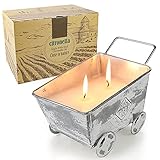 ✅【Protección del medio ambiente natural】: Prometemos que las velas citronela están hechas de cera de frijol negro sin humo, aceite esencial de citronela natural y mechas sin plomo. Velas de citronela se aseguran de que la materia prima sea cera de soja natural.
