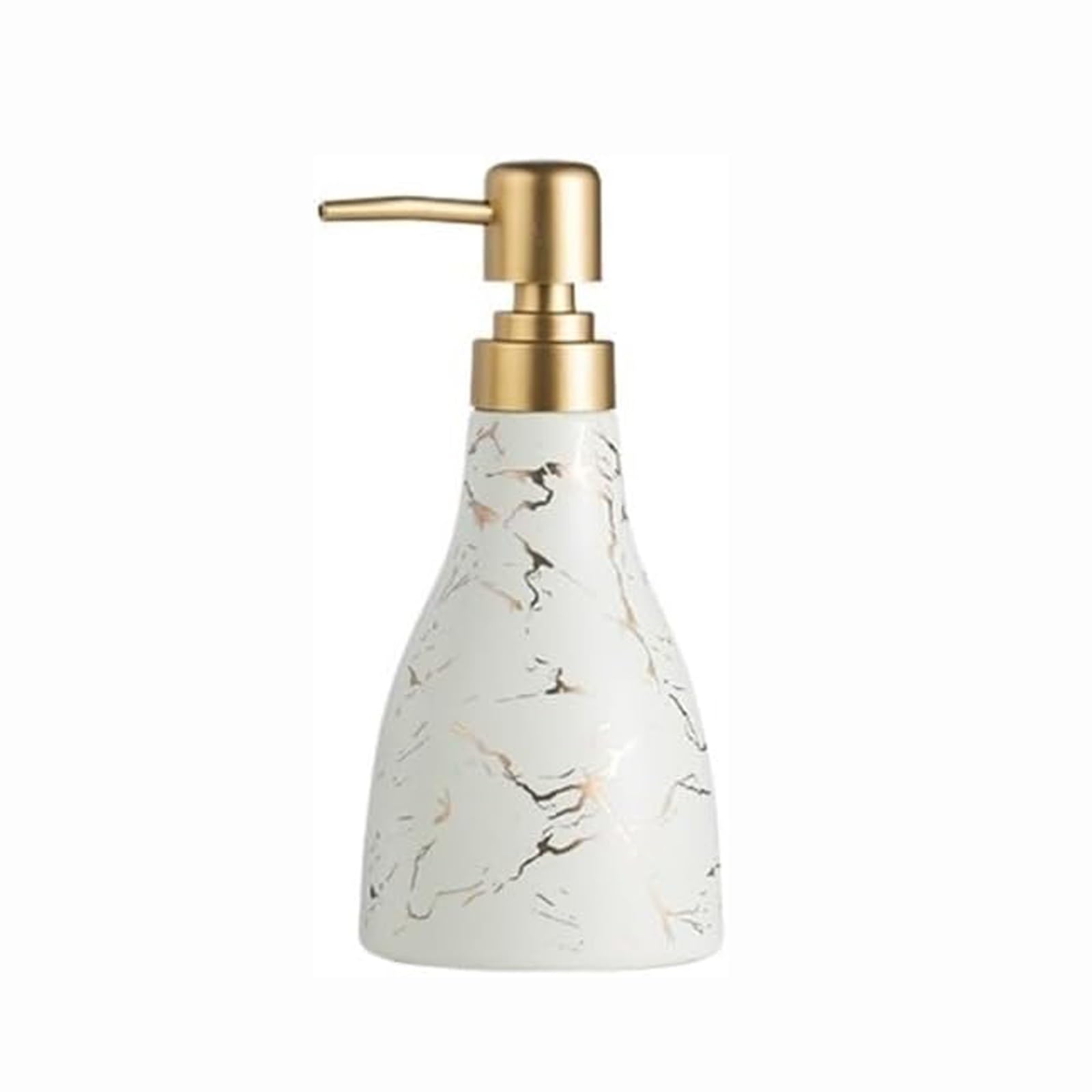 Kxaoxgrc Wei Glass Soap Lotion Dispenser Set, Ceramic Hand Soap Dispenser, Refillable, Multicolor, 18X8.3cm, For Kitchen & Bathroom(Wei)